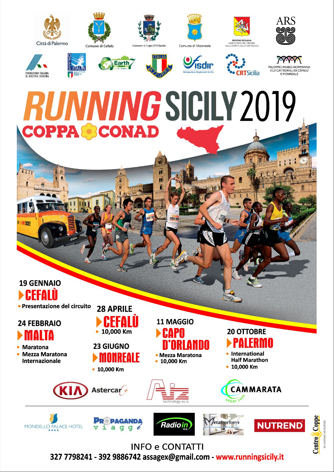 Running Sicily Coppa Conad  earth day cefalu