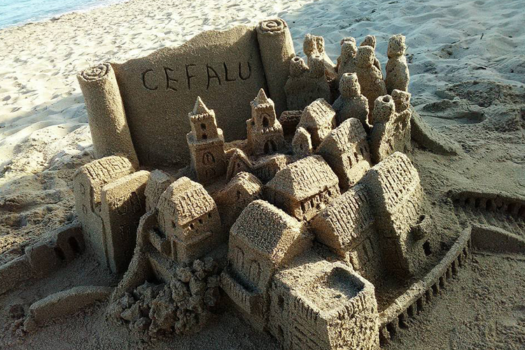 castelli di sabbia cefalu